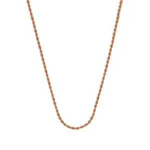 1.05mm Diamond Cut Rope Chain - 16"