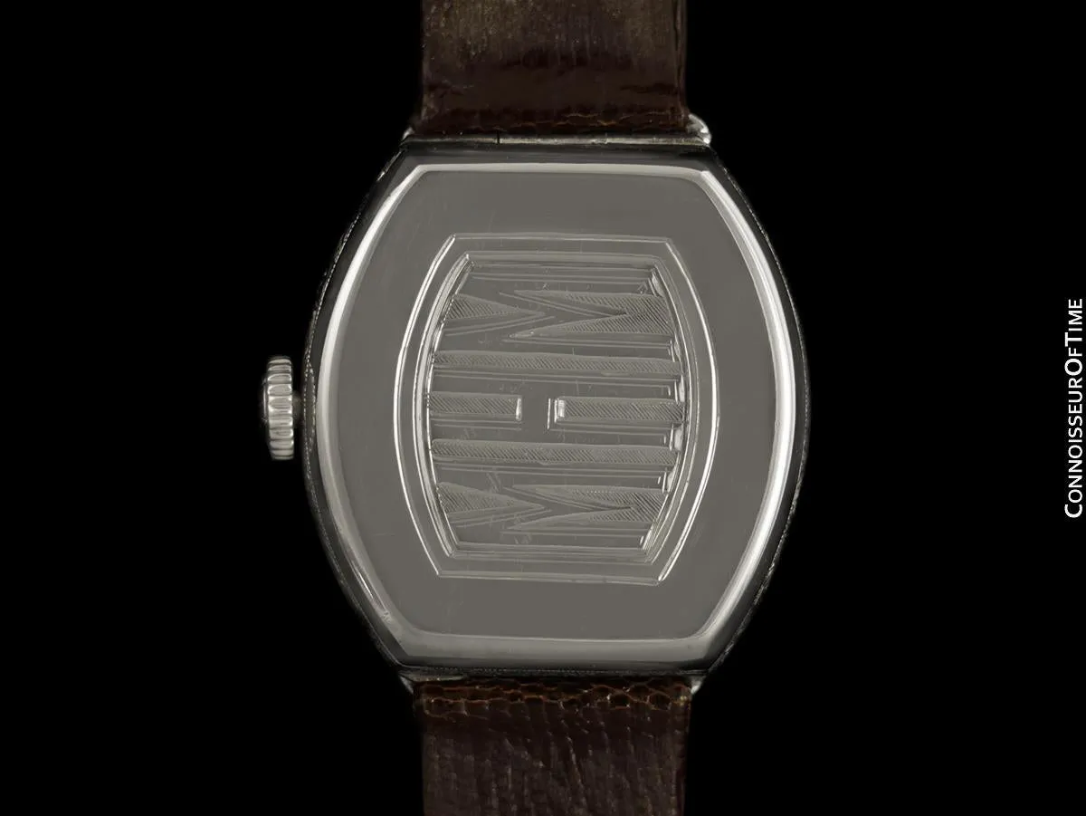 1920's Vacheron & Constantin Vintage Ladies Art Deco Watch - 18K White Gold