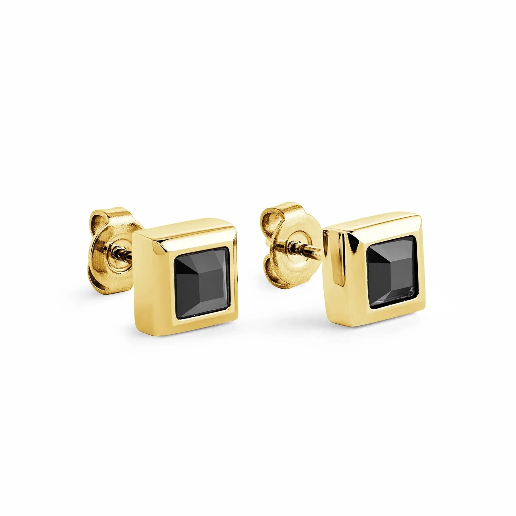 7mm Stainless Steel CZ Studs Sqaure | Italgem Steel