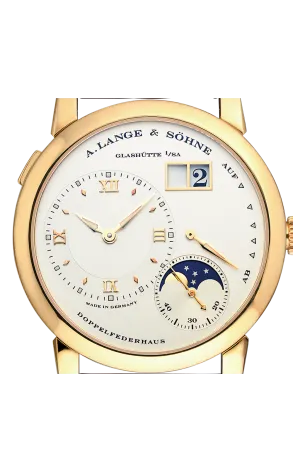 A Lange & Sohne Lange 1 Moonphase 18K Yellow Gold Men's Watch