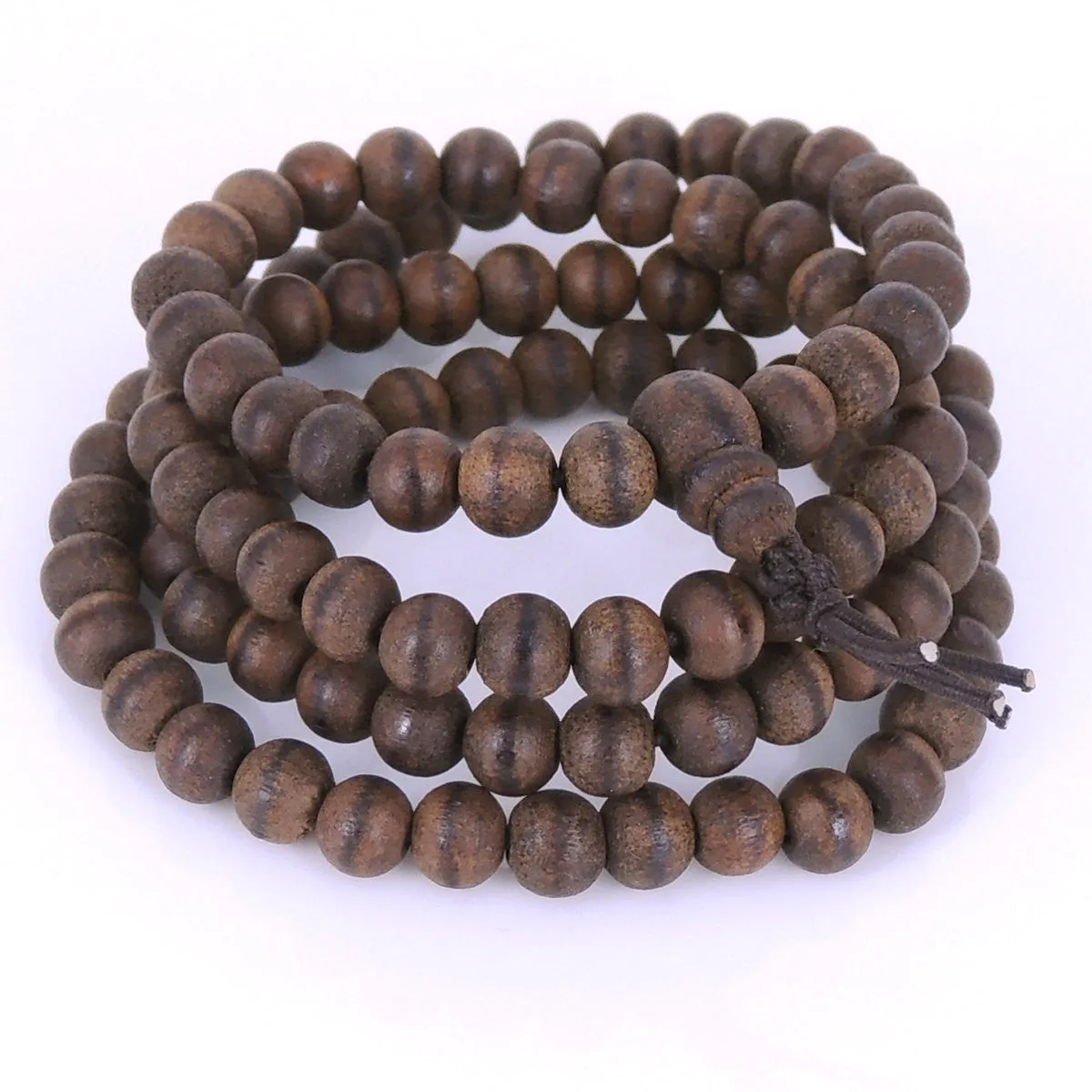 Agarwood 108 Beads 6mm Vietnamese Agarwood/ Eaglewood/ Gaharu Men Women Stretchable Mala Bracelet/Necklace DiyNotion AW007 白沙沉香
