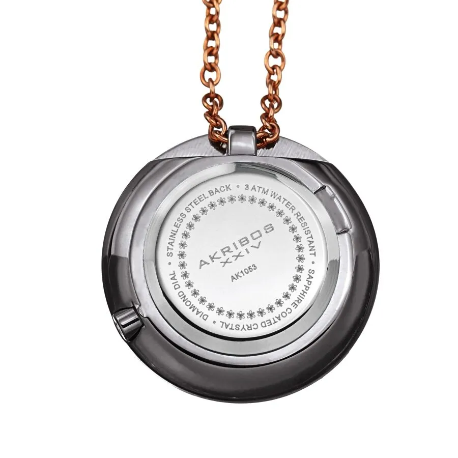 Akribos Xxiv Diamond White Dial Ladies Watch AK1053GN