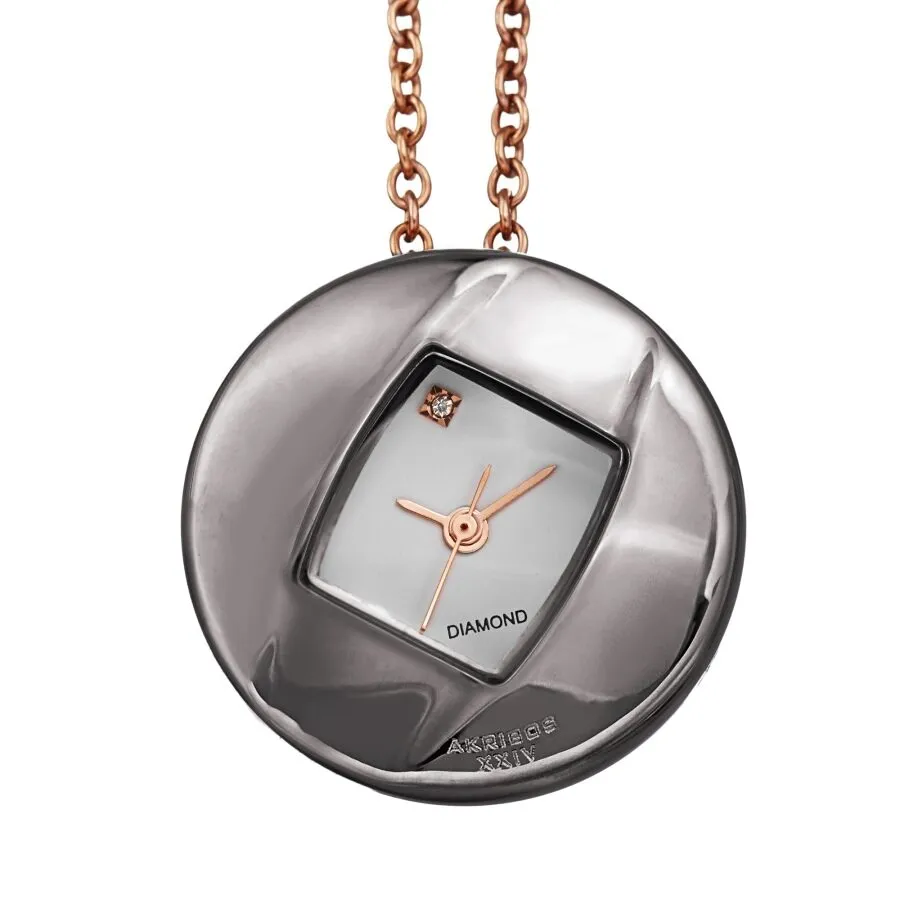 Akribos Xxiv Diamond White Dial Ladies Watch AK1053GN