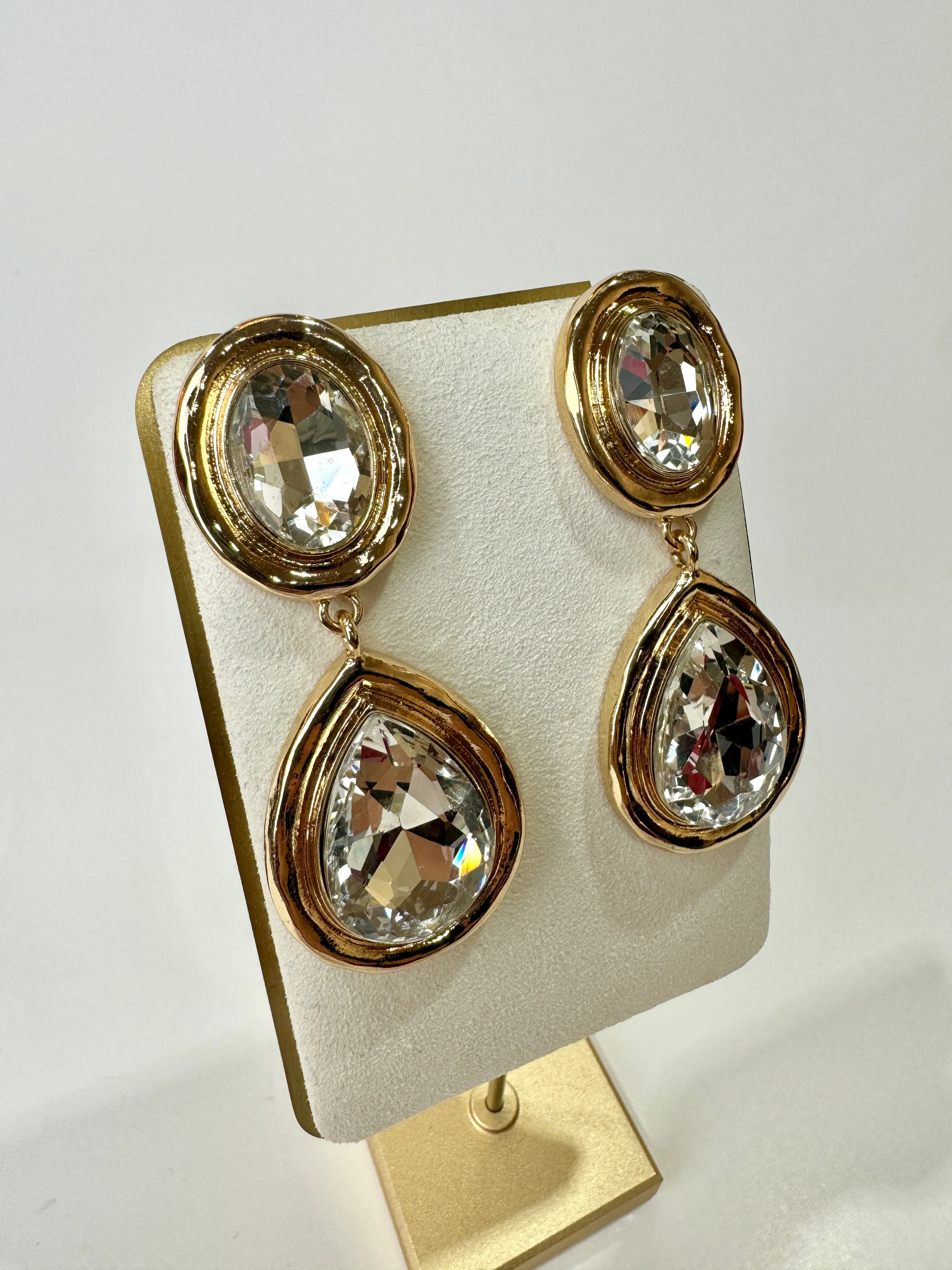 Ariana - Crystal Drop Earrings