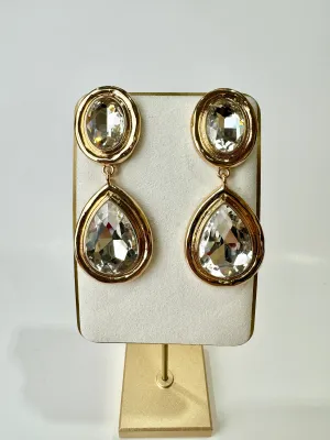 Ariana - Crystal Drop Earrings