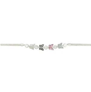 Asfour Butterflies Bracelet In 925 Sterling Silver