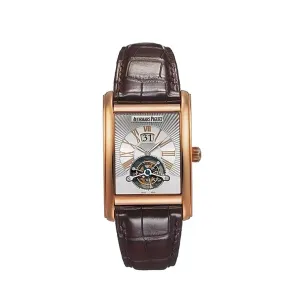 Audemars Piguet Edward Piguet Tourbillon Large Date 18K Rose Gold Men's Watch