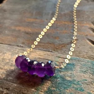 Ava Necklace - Amethyst