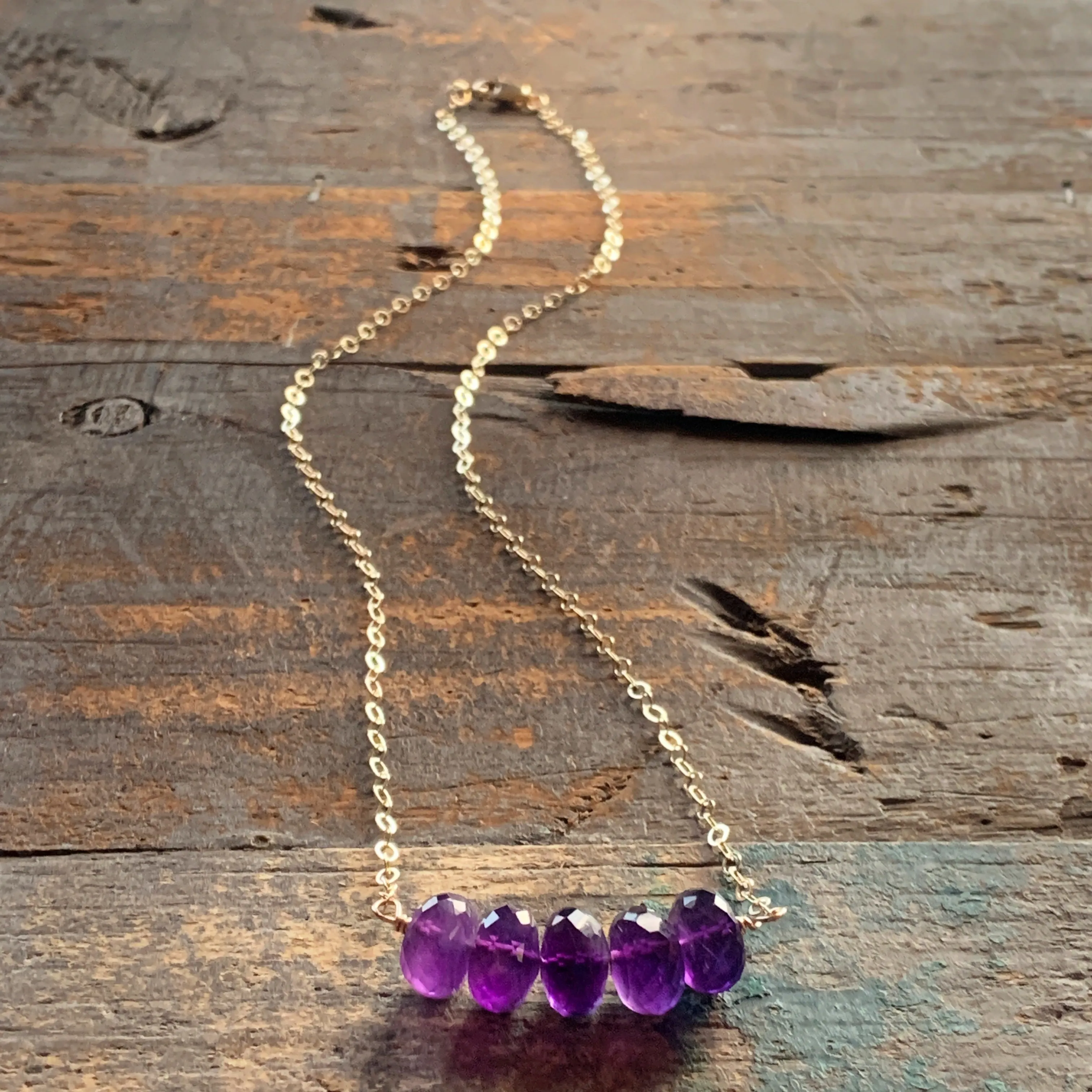 Ava Necklace - Amethyst