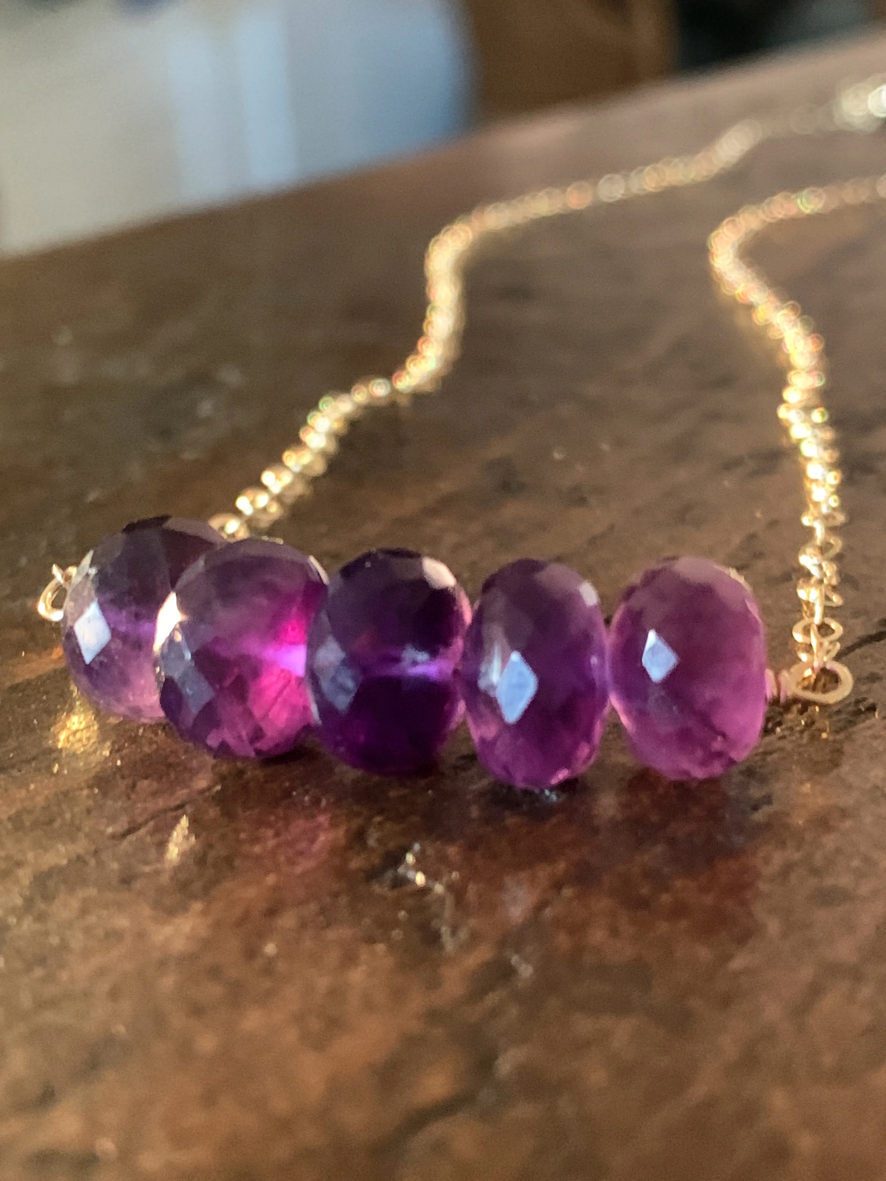 Ava Necklace - Amethyst