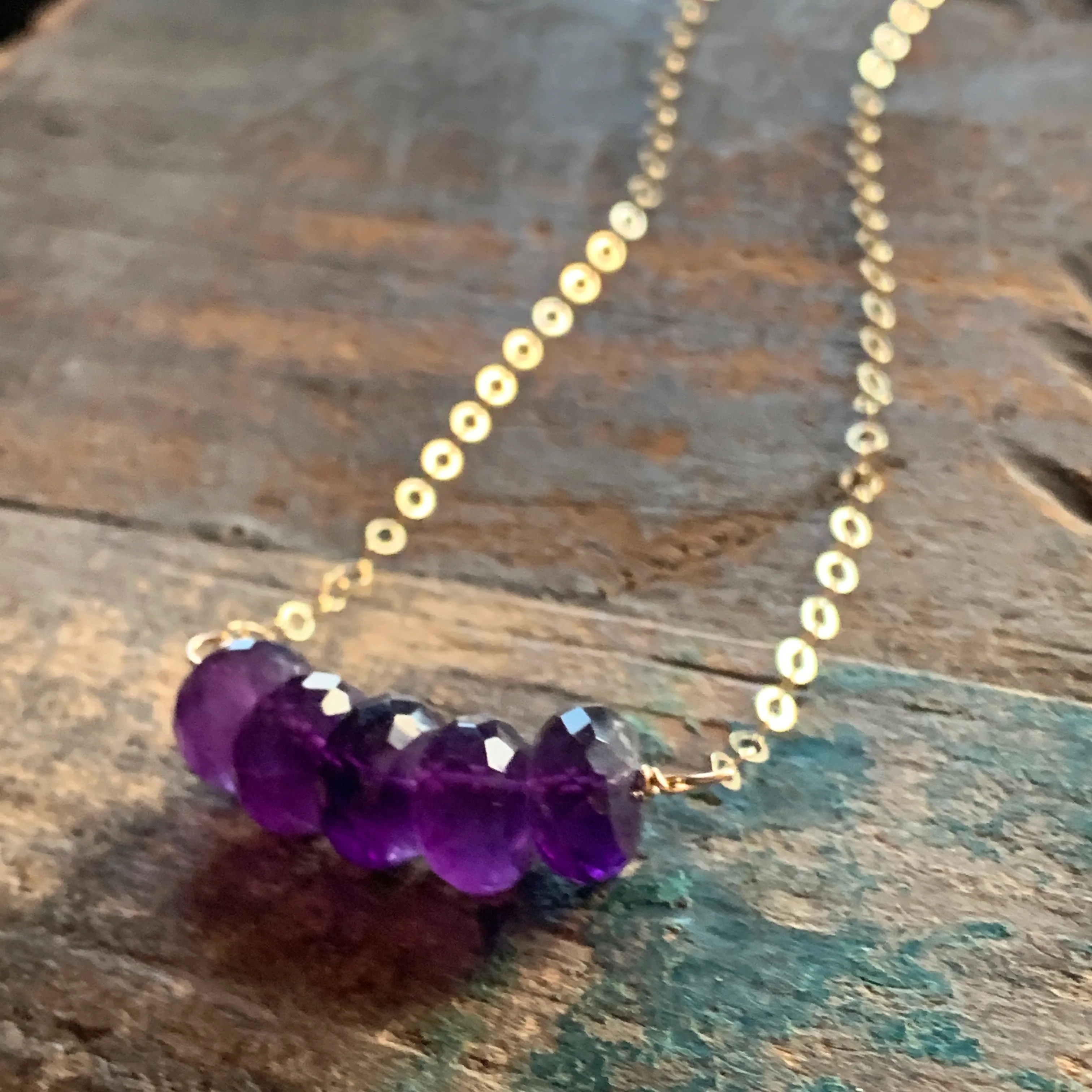 Ava Necklace - Amethyst