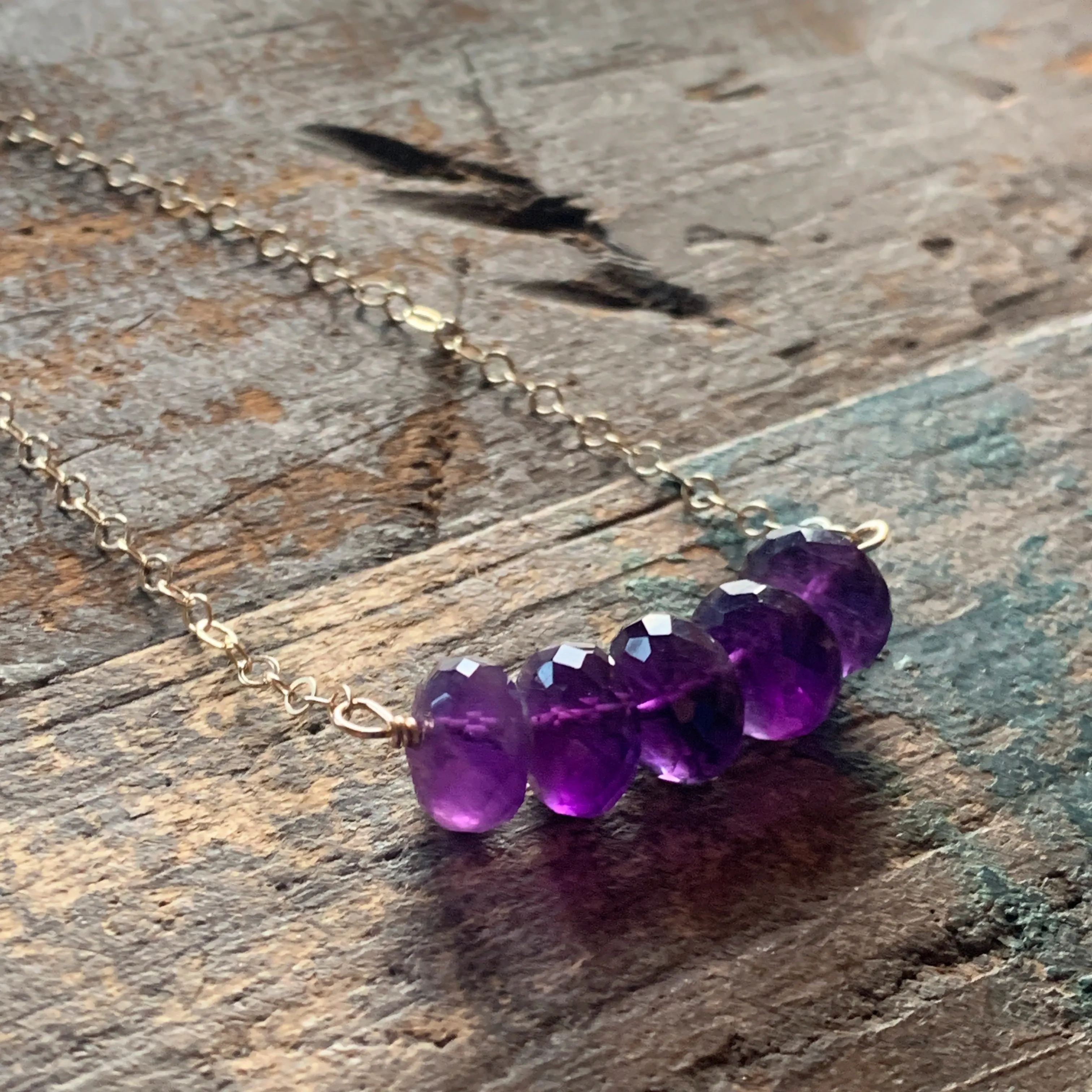 Ava Necklace - Amethyst