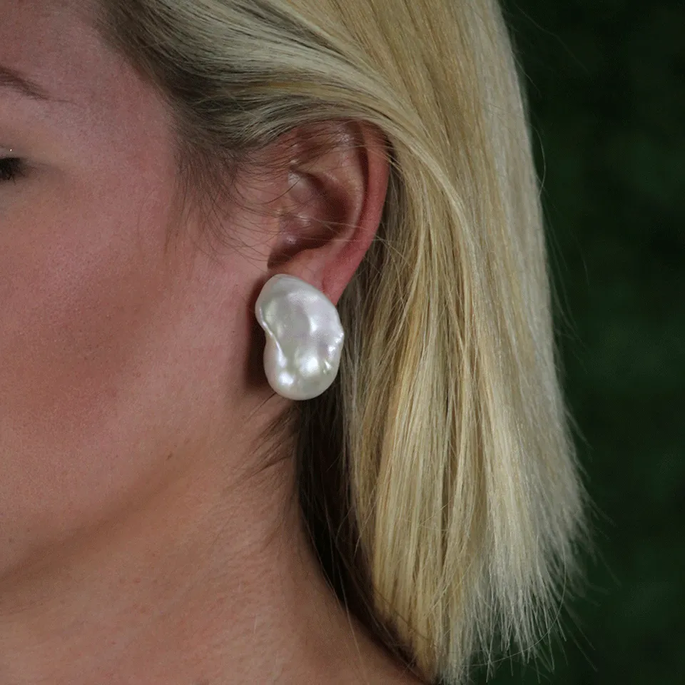 Baroque Fresh Water Pearl Earrings