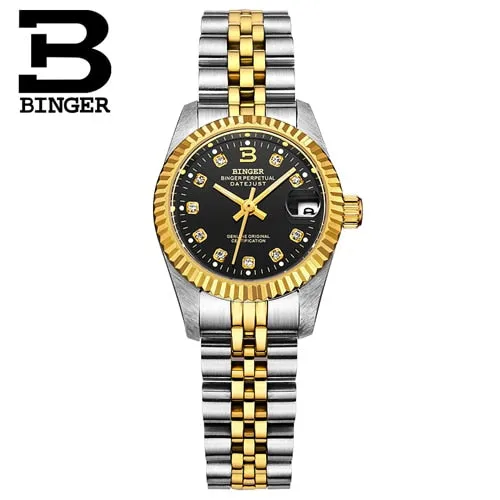 Binger Swiss Striped Mechanical Men's Watch B 552 M