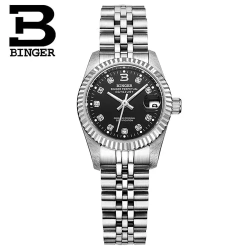Binger Swiss Striped Mechanical Men's Watch B 552 M