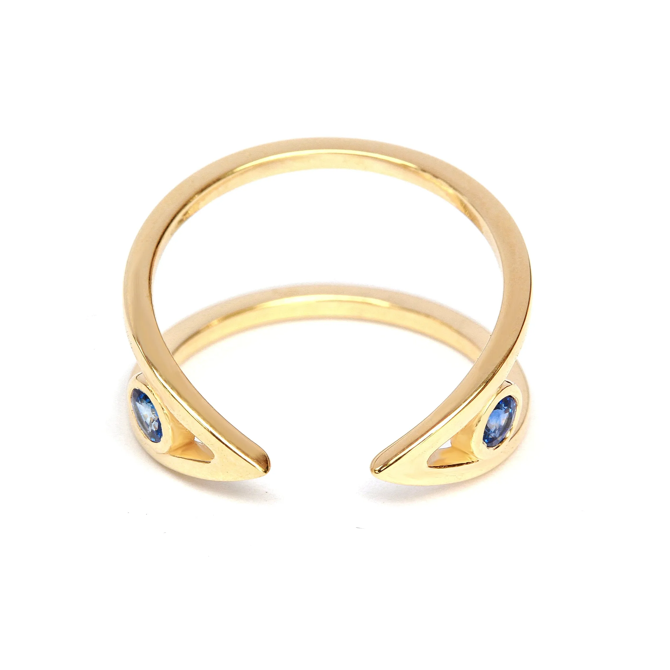 Birthstone Cuff Diamond Ring  ♥