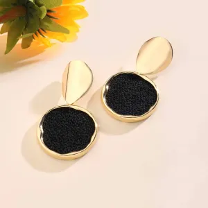 Black and Gold Earrings