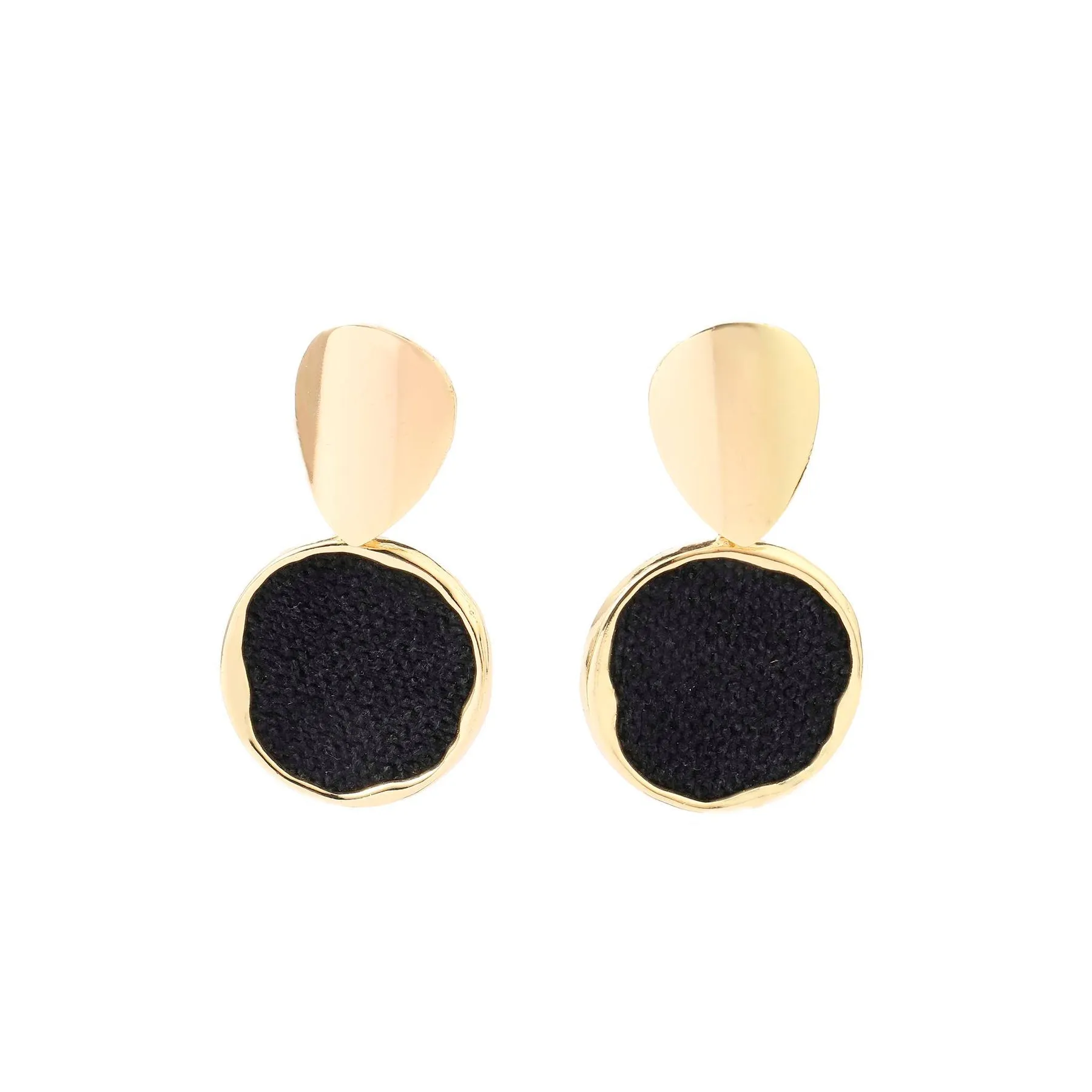 Black and Gold Earrings