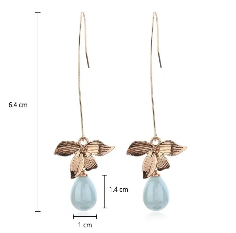 Blooming Orchid Dangler Earrings