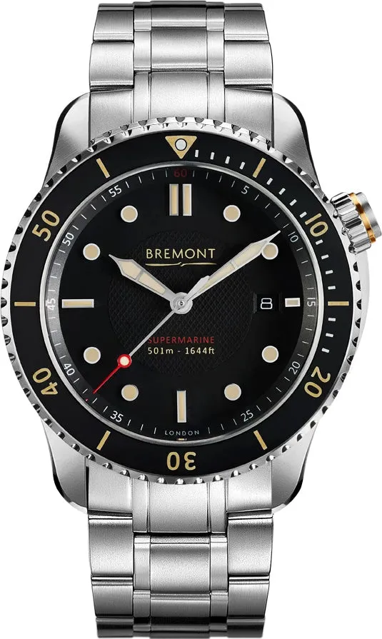 BM Watch Supermarine S51 Black Bracelet