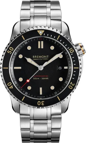 BM Watch Supermarine S51 Black Bracelet