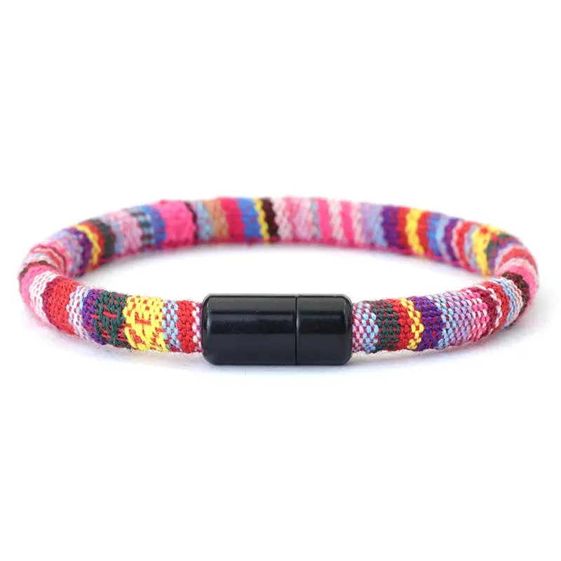 Bohemian Cord Chain Bracelet 6mm Accessories Jewelry