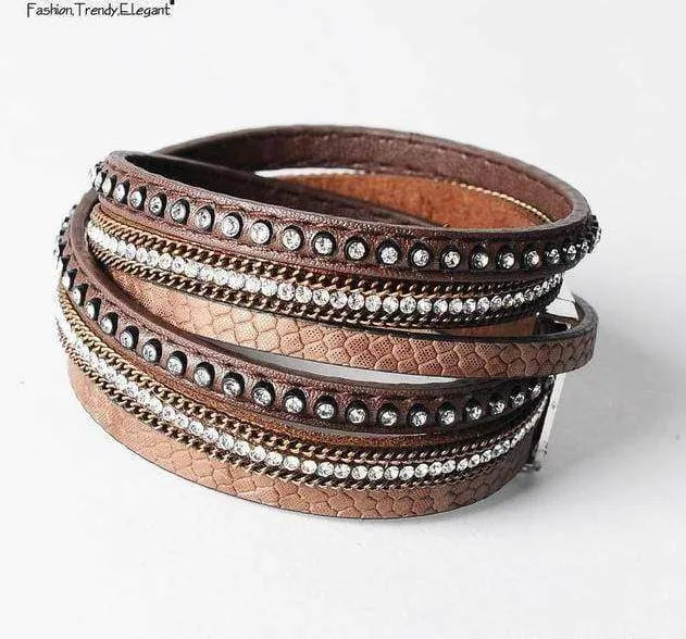 Bohemian Ethnic Wrap bracelet