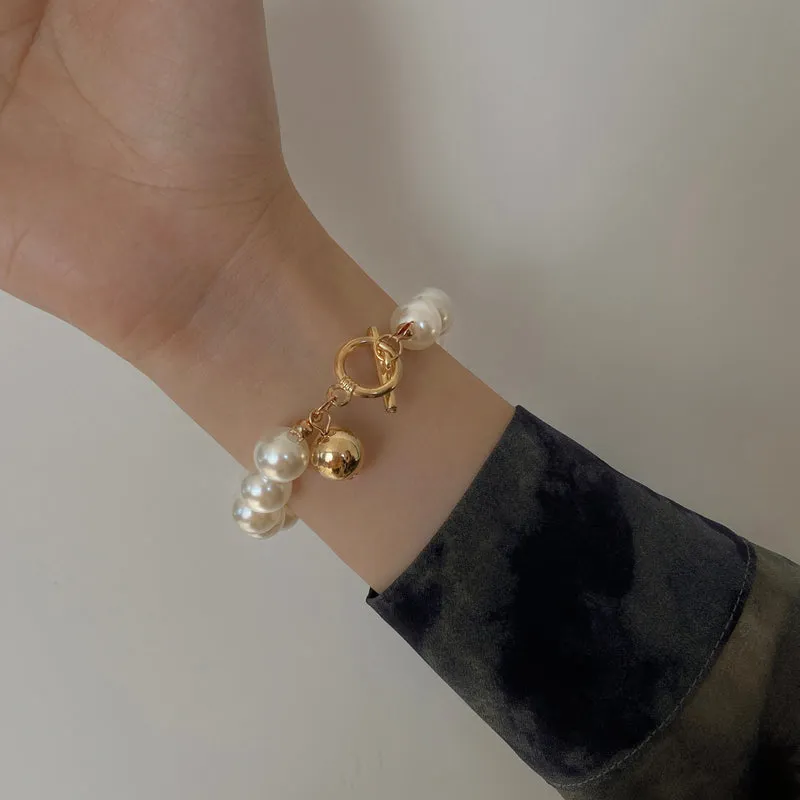 Bohemian Gold Beads Pearl Bracelets