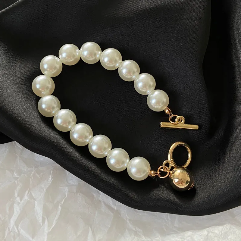 Bohemian Gold Beads Pearl Bracelets