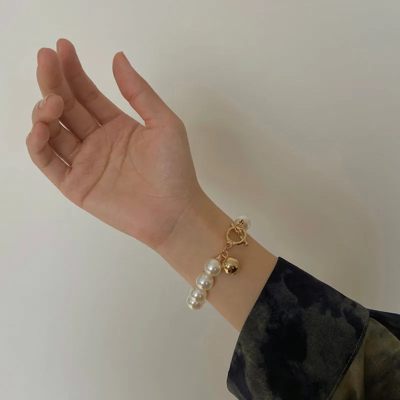 Bohemian Gold Beads Pearl Bracelets