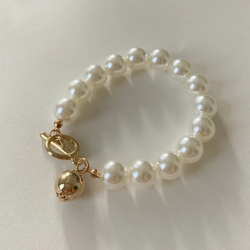 Bohemian Gold Beads Pearl Bracelets