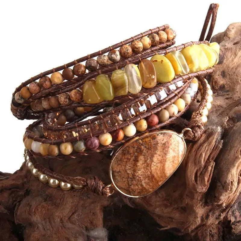 Bohemian Stone Bracelet