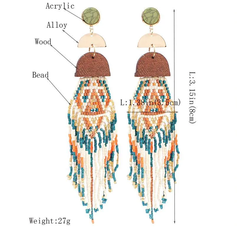 Bohemian Style Ethnic Earrings