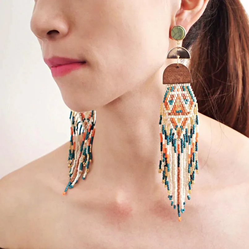 Bohemian Style Ethnic Earrings