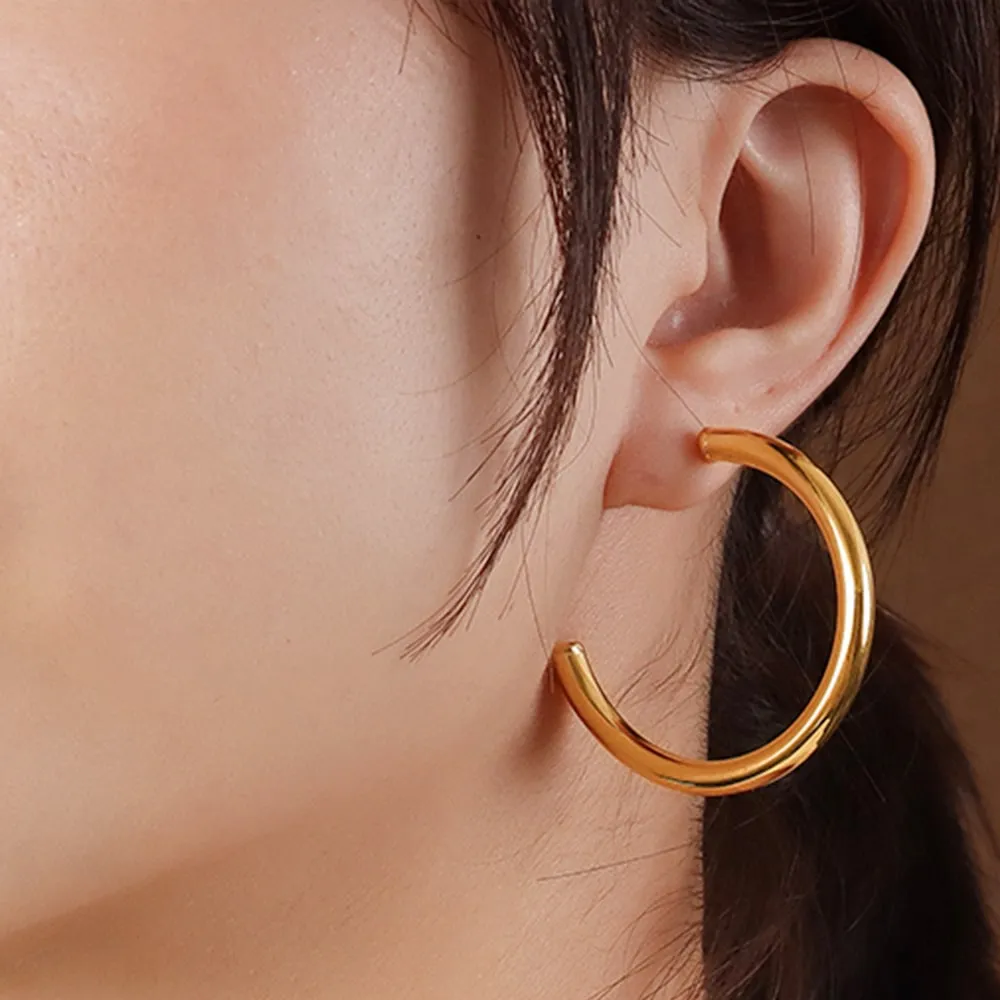 Boxed 3 Pairs of Erica Earrings Set in Gold