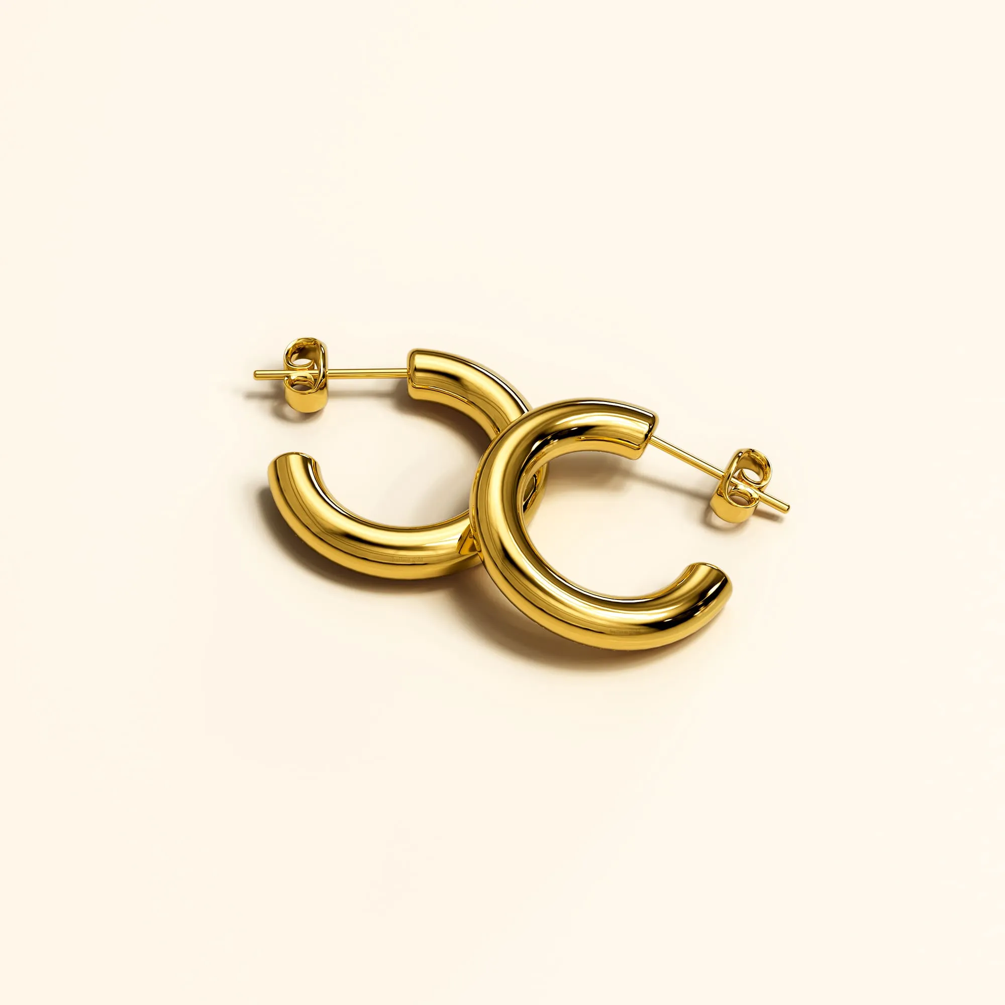 Boxed 3 Pairs of Erica Earrings Set in Gold