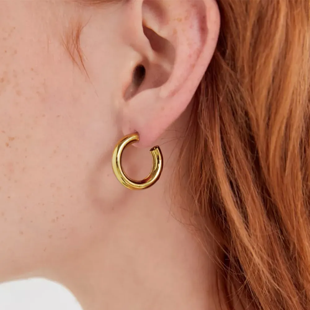 Boxed 3 Pairs of Erica Earrings Set in Gold