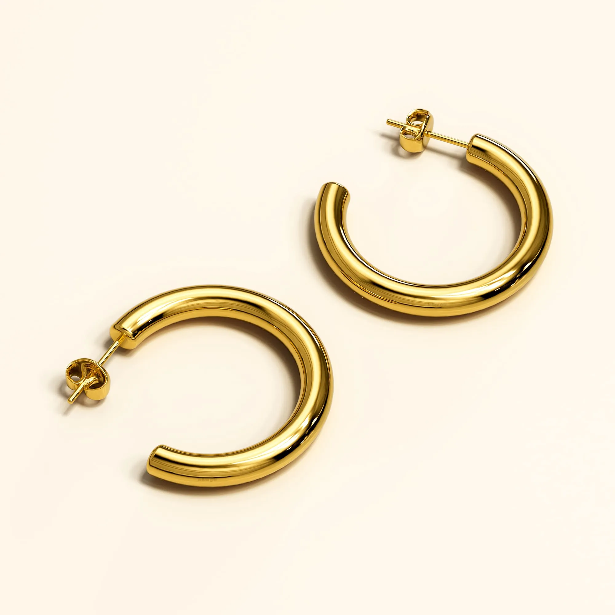 Boxed 3 Pairs of Erica Earrings Set in Gold