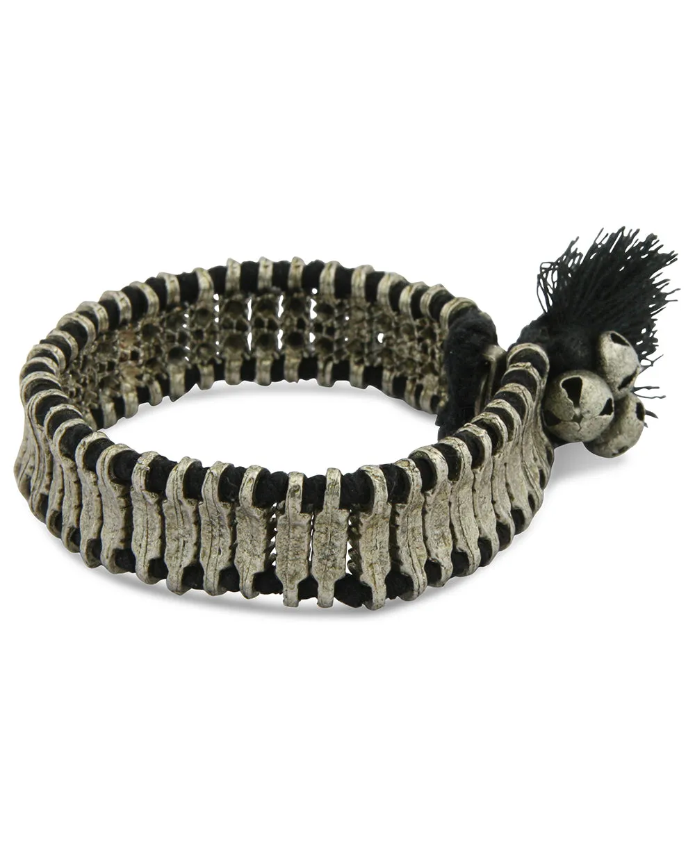 Court Dancer Bell and Bead Bracelet, India