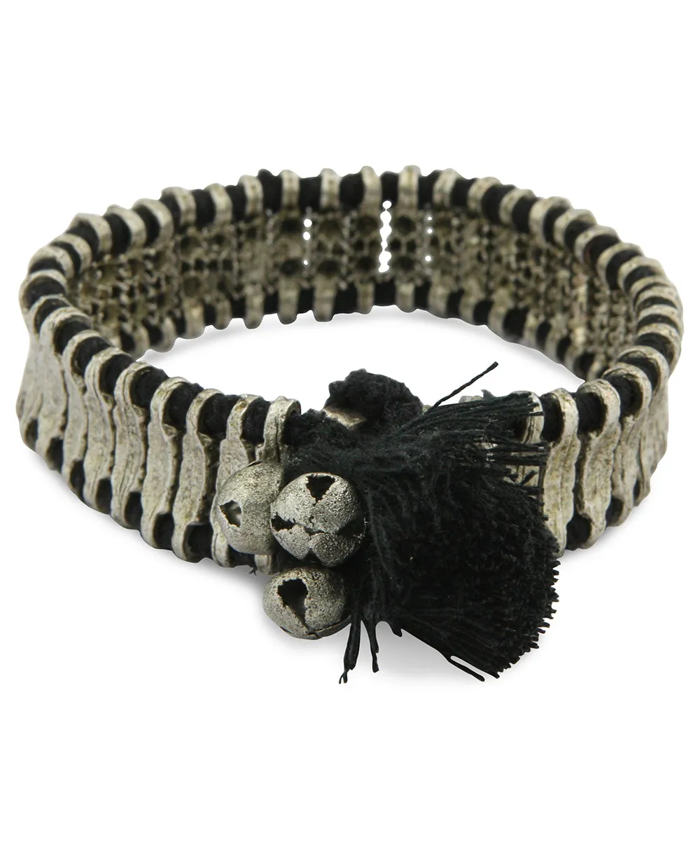 Court Dancer Bell and Bead Bracelet, India
