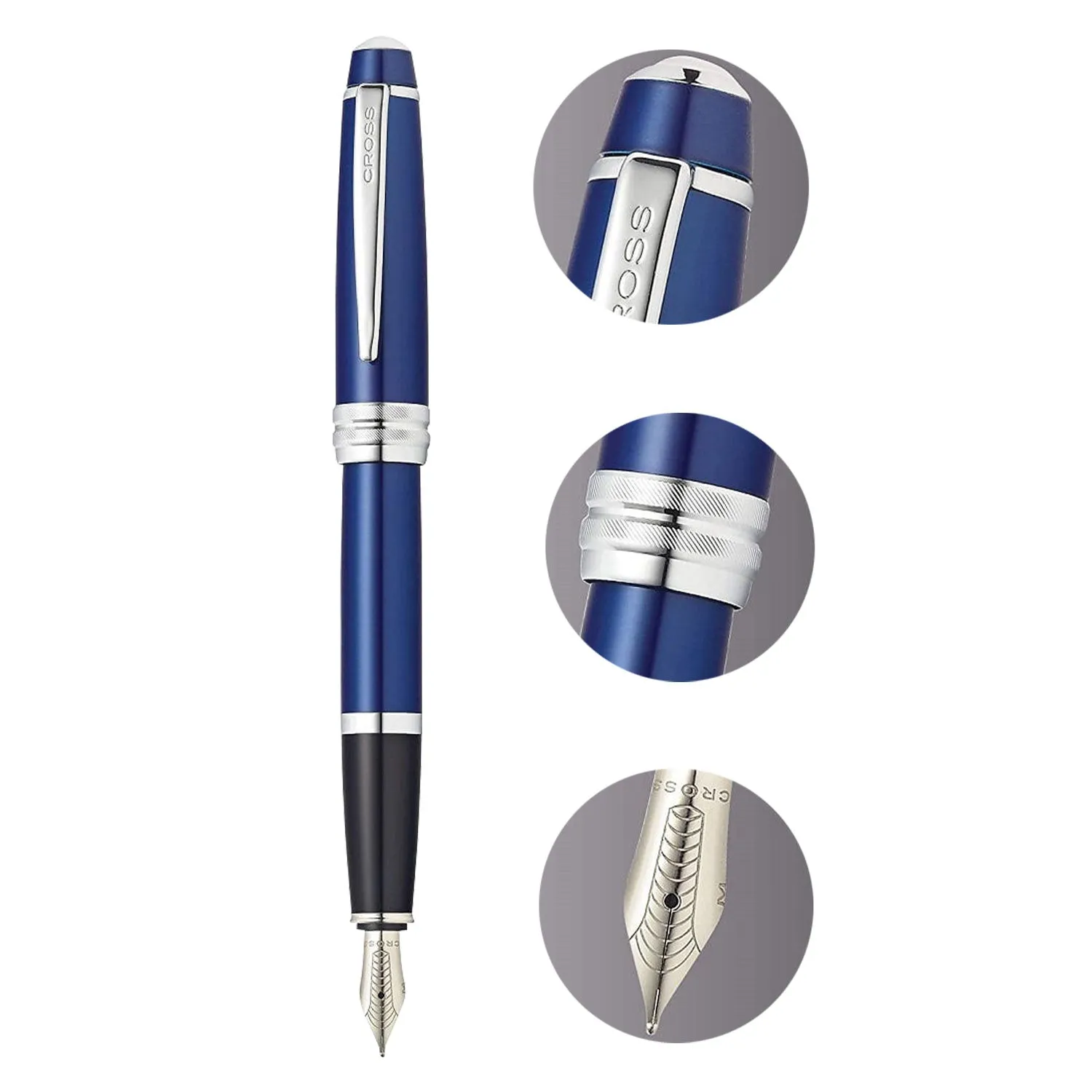 Cross Bailey Fountain Pen, Blue  - Steel Nib