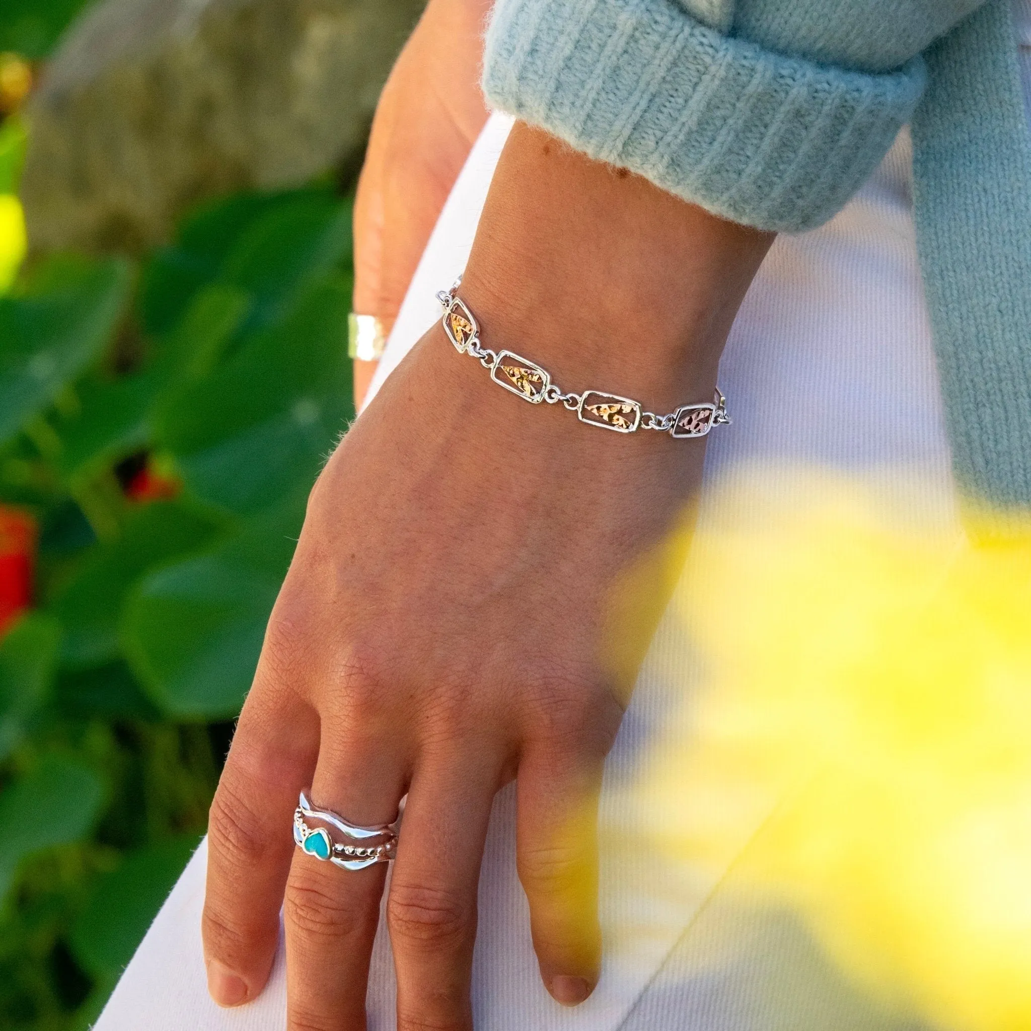 Dainty heart bracelet