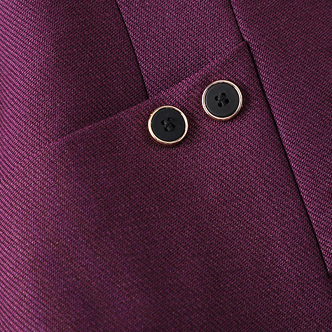 Dames Blazerset - Tijdloze Stijl - Hoge Kwaliteit, Comfortabele Pasvorm - Elegant en Modieus