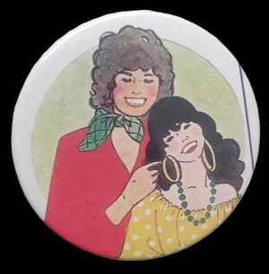 Donny & Marie Osmond Badge Pin