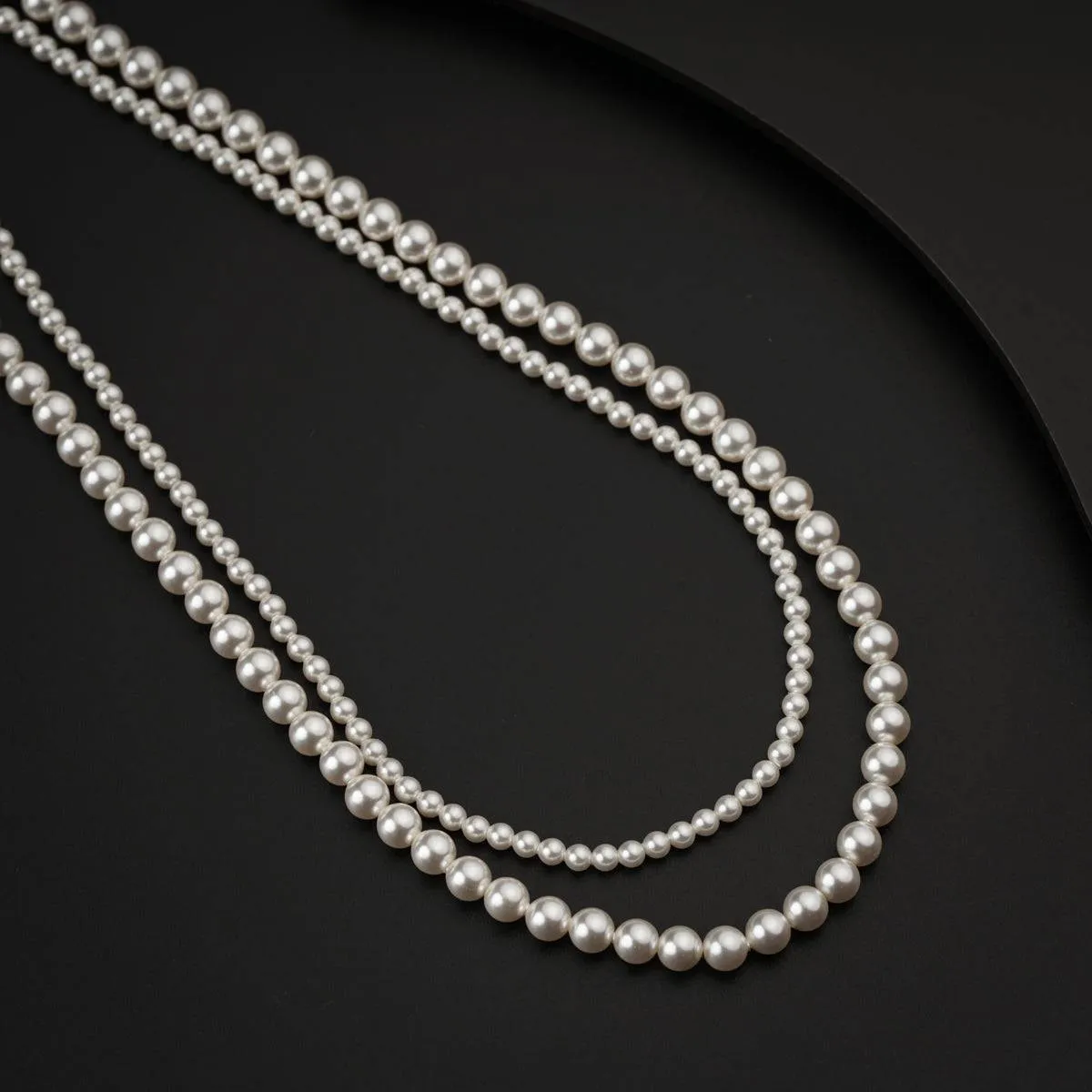 Double Layer Pearl Necklace