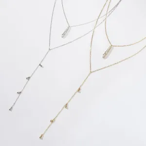 Drop Pendant Y Necklace