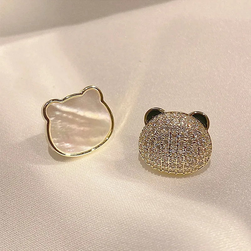 Elegant Plant-Inspired Drop Earrings