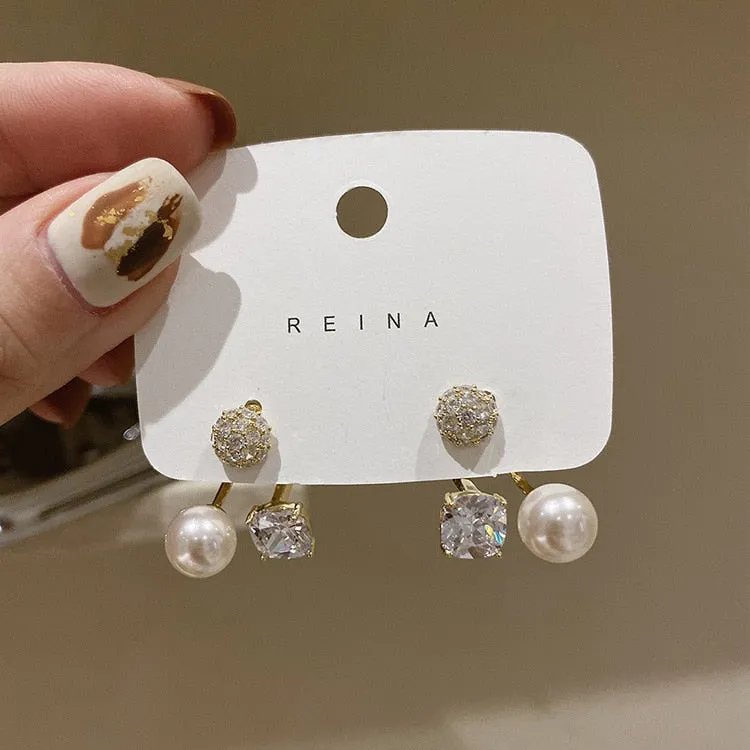 Elegant Plant-Inspired Drop Earrings