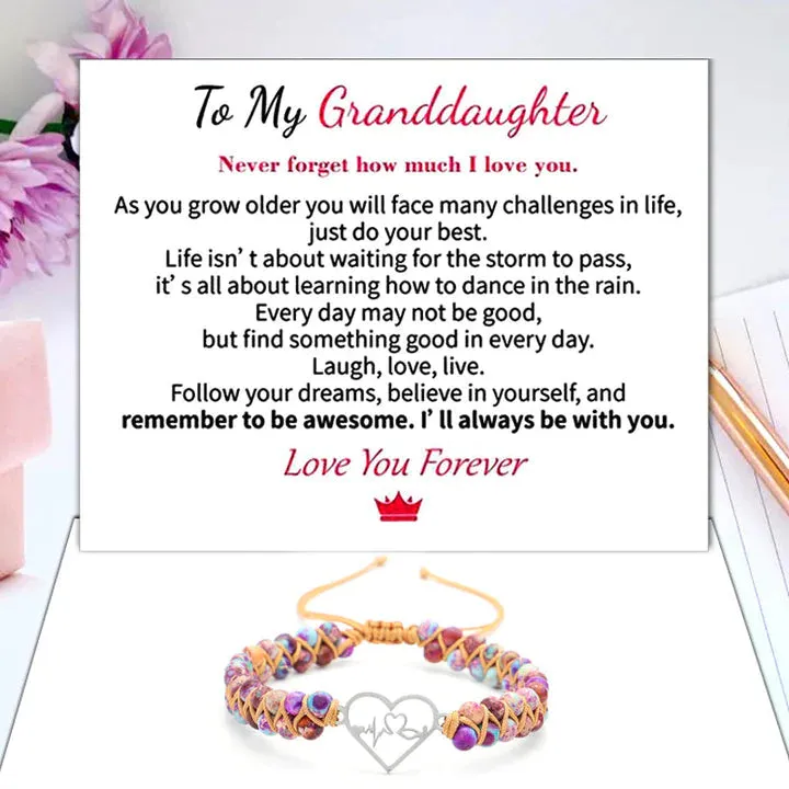 For Granddaughter - For You Are Always In Mine Beads Bracelets