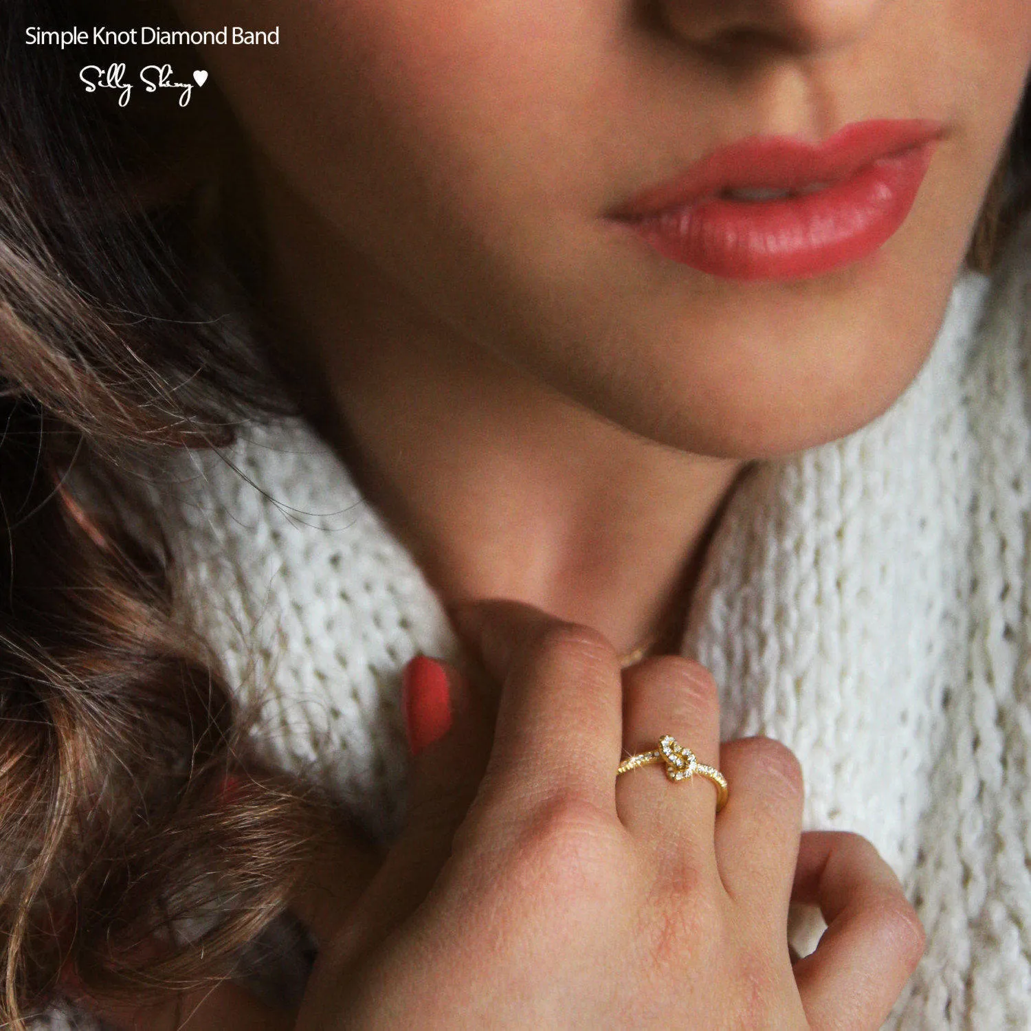 Forget Me Knot Diamond Ring